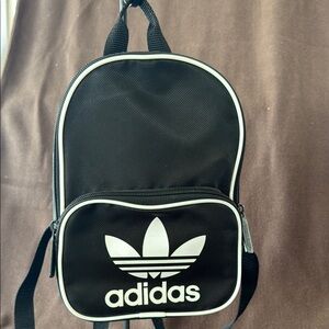 Adidas Black and White Sporty Backpack